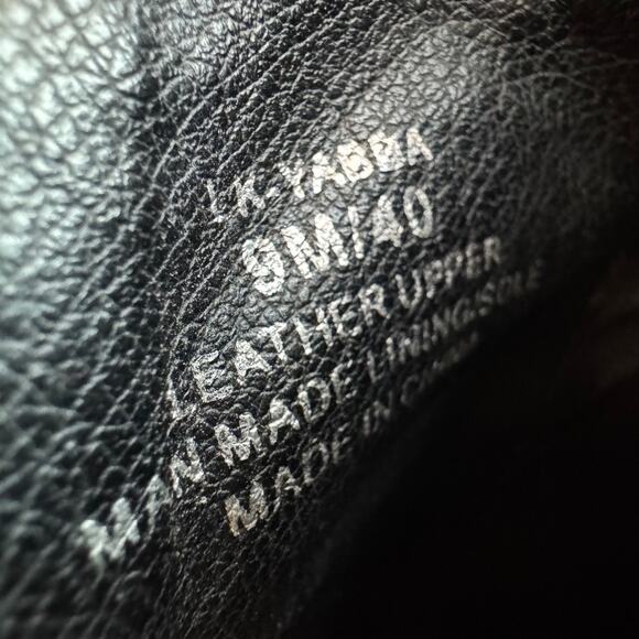 Lucky Brand Yabba Black Suede Wedge Ankle Booties Sz 9 - Picture 7 of 9